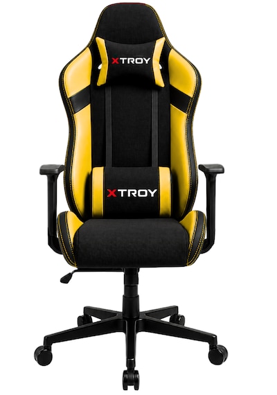 Xtroy Knight Model 140 Yatan, Kumaş Oyuncu Koltuğu Sarı