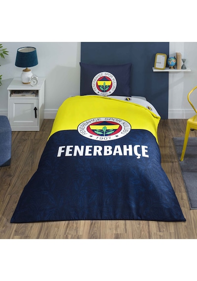 Taç Lisanslı Fenerbahçe Efsane Pamuk Tek Kişilik Nevresim Takımı 000000001000051939 Çok Renkli