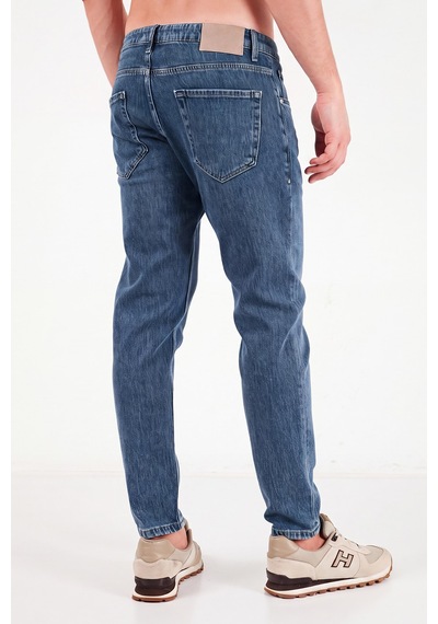 Buratti Pamuklu Normal Bel Boru Paça Jeans Erkek Kot Pantolon 5901f05mılano Mavi