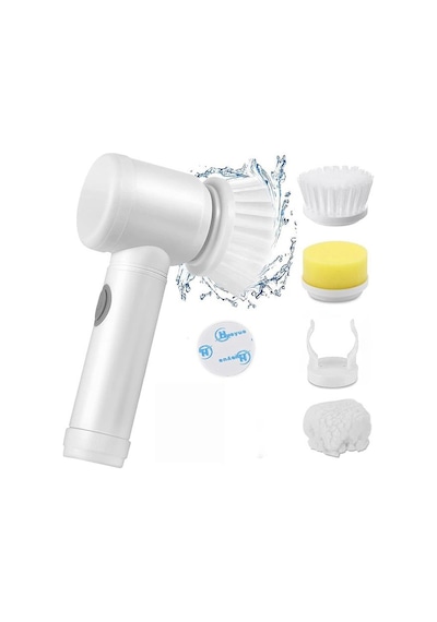 Sunup Sn-20457 Çok Fonksiyonlu Banyo Mutfak Lavabo Şarjlı Temizlik Fırçası