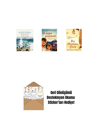 Deniz Duası + Ve Dağlar Yankılandı + Bin Muhteşem Güneş + Okuma Sticker'ları