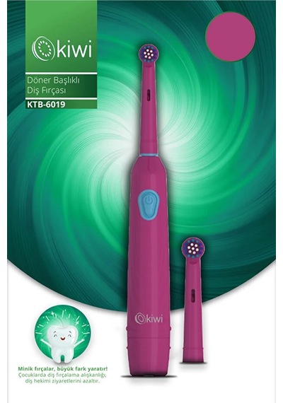 Kiwi Ktb-6019 Pilli Diş Fırçası Bordo