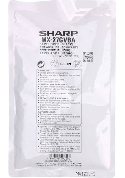 Sharp Mx-27gvba Siyah Developer