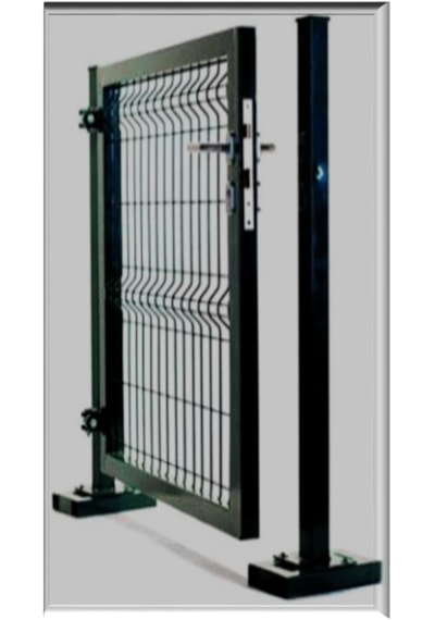 Panel Çit Kapı Yeşil 100 100 Cmlik