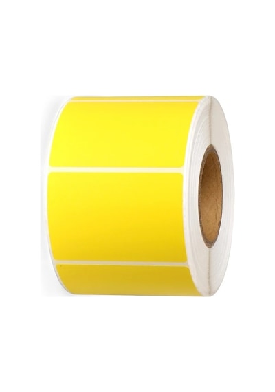 Stilo Termal Barkod Etiketi 40x60 500lü Sarı - 3 Adet