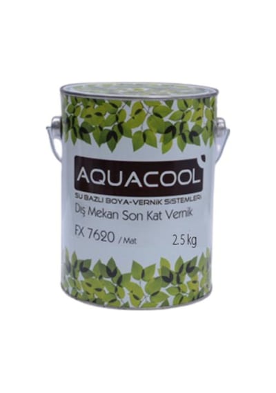 Aquacool Su Bazlı Dış Mekan Mat Vernik Fx7620 2.5 Kg