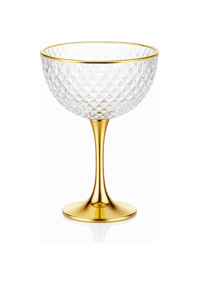 Diamond Uzun Ayaklı Sunumluk 6 Lı Gold Altın