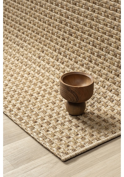 Mariesse Home Hav Toz Vermez Kolay Temizlenen Hasır Doku Sisal Halı Bombay 667-kahve