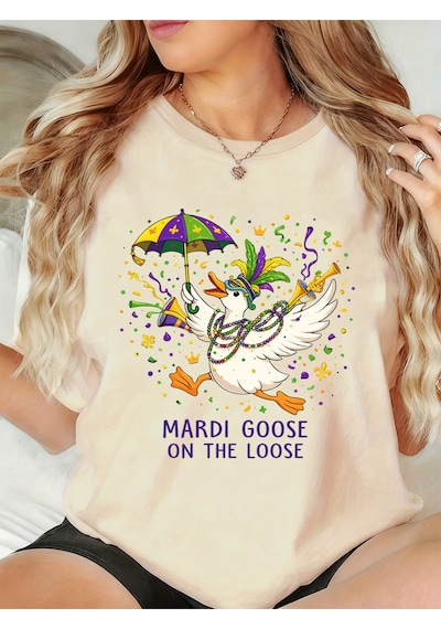 Noıssey Urban Pop Graphic Kadın Tişört Koleksiyonukod 5396 Bej