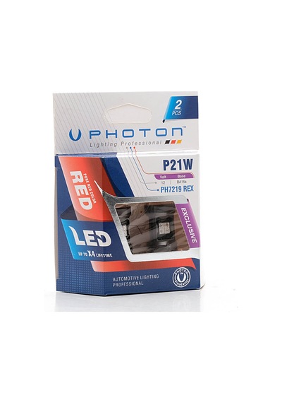 Photon P21W Red Kırmızı Exclusive Serisi Ph7219 R   Ex