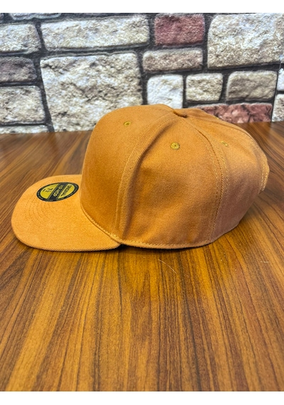 Hamze Hiphop Snapback Rapper Baseball Drip Unisex Şapka Cap Taba