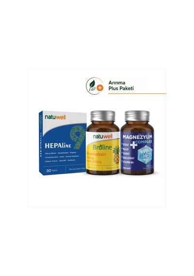 Hepaline 30 Tablet Ve Broline 30 Kapsül Ve Magnezyum Complex 60 Tablet
