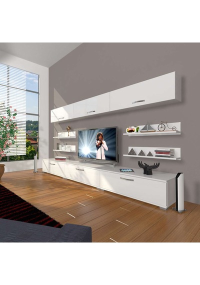 Decoraktiv Eko 8y Slm Tv Ünitesi Tv Sehpası Beyaz