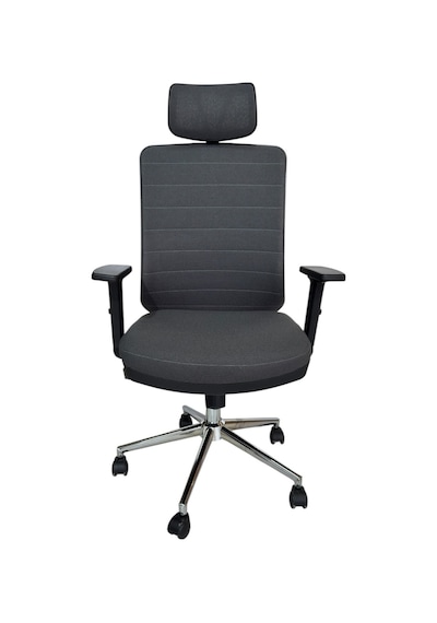 Kaya Ofis Onix Pro Müdür Koltuğu Kumaş Sırtlı Premium Yönetici Koltuğu Gri