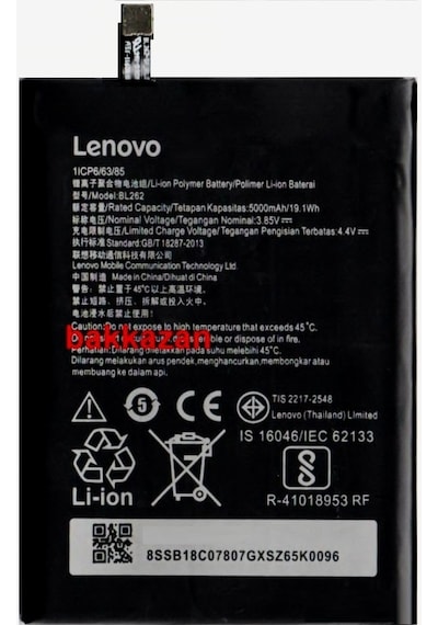 Lenovo Vibe P2 P2C72 P2A42 Bl262 Batarya Pil