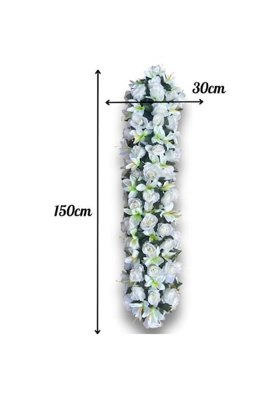 Yapay Çiçek Tak Organizasyon Çiçeği Nişan Masası Çiçek Süsleme 150 30 Cm