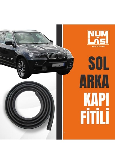 Bmw X5 E70 2007-2013 Kadifeli Sol Arka Kapı Fitili-a Kalite-numlas-nm5119