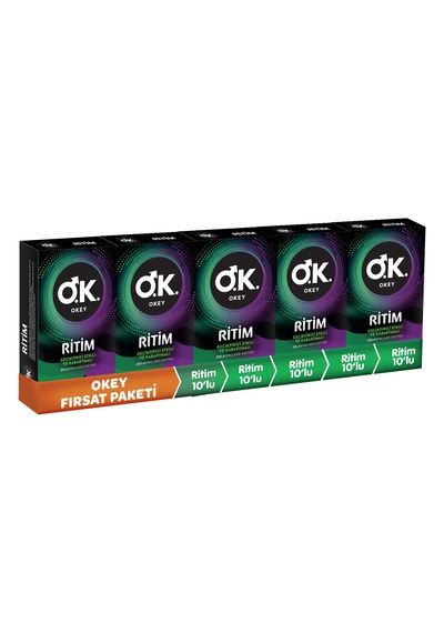 Okey Ritim Prezervatif 50'li