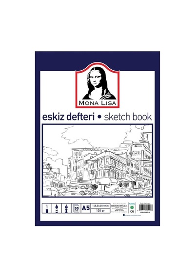Sudor Bn05-3 120gr A5 Eskiz Defteri - 50 Yaprak