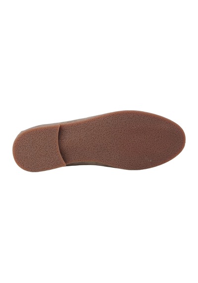 Hobby Süet Hakiki Deri Penny Loafer Kadın Babet Mb262150s Vizon