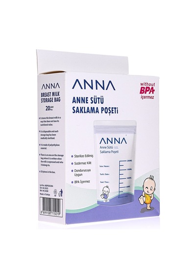Anna Anne Sütü Saklama Poşeti 20'li ANA-230803