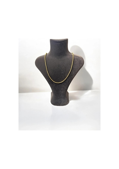 Hasenna T-kly-19 Gold Sabit Boncuklu Çelik Kolye Gold