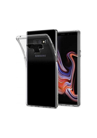 Galaxy Note 9 Kılıf Zore Şeffaf İnce ve Esnek Süper Silikon Kılıf