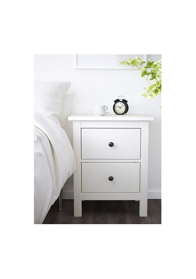 Ikea Hemnes Komodin, Beyaz Vernik, 54x66 Cm