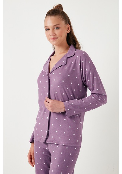 Lela Bayan Pijama Takımı 60956601 Lila LILA