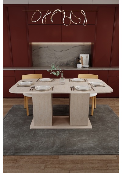 Modern Dolaplı 6 Kişilik Mutfak Yemek Masası %100 Mdf Mutfak Yemek Odası Masası Ym06 Sidon Modern Dolaplı 6 Kişilik Mutfak Yemek Masası %100 Mdf Mutfak Yemek Odası Masası Ym06 Sidon