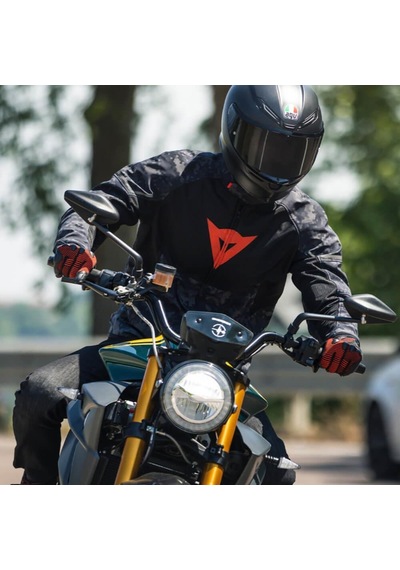 Dainese İgnite Camo Black Fluo Red Air Motosiklet Montu