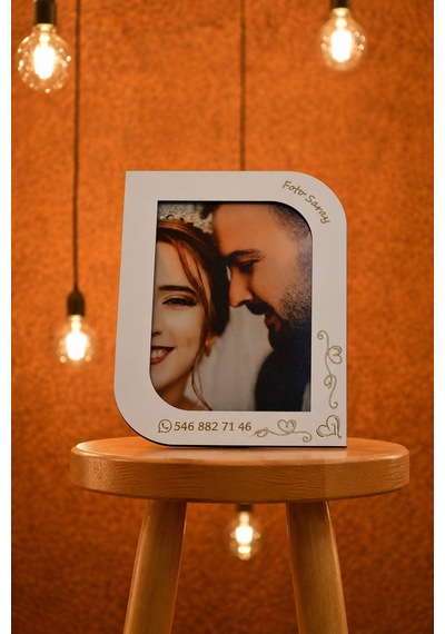 Özel Tasarımlı Ahşap Masa Çerçevesi-kişiye Özel Fotoğraf Baskılı