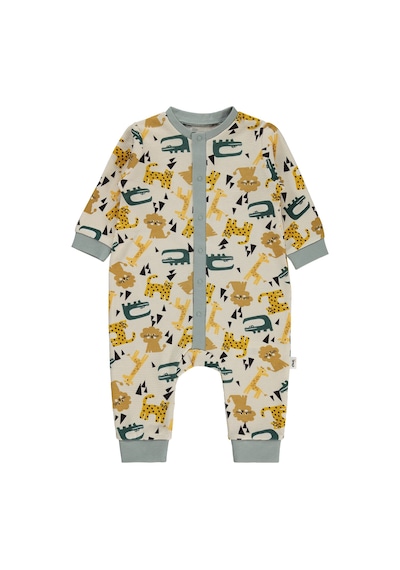 Civil Baby Hayvanlar Empirme 6-18 Ay Tulum - Gri Füme