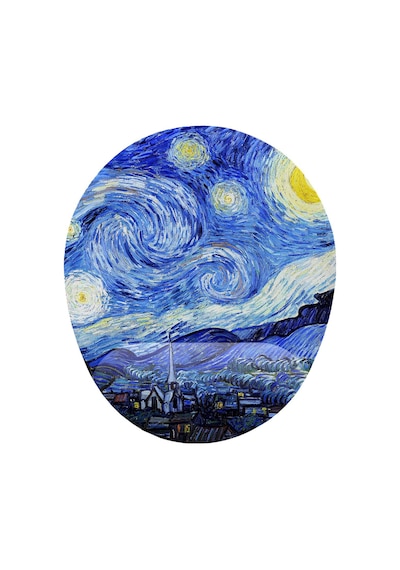 Van Gogh Yıldızlı Gece Bilek Destekli Mousepad