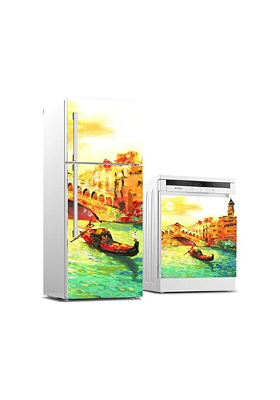Buzdolabı Ve Bulaşık Makinası Beyaz Eşya Sticker Kaplama Venedik Yağlıboya Diğer