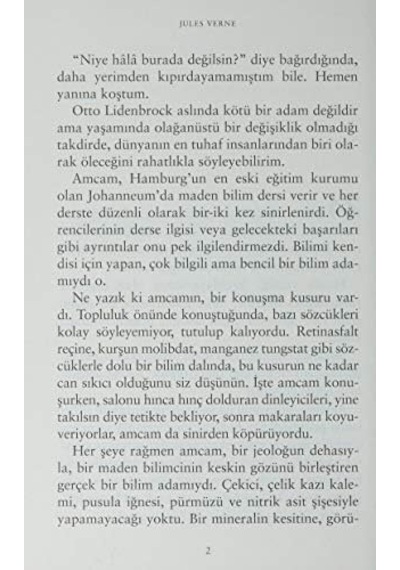 Dünya Nın Merkezine Yolculuk: Kısaltılmış Metin