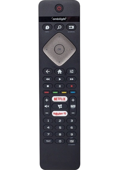Philips Uyumlu Ambılıght Netflıx-rakuten Tv Tuşlu 43pus6504/62 Led Tv Kumandası 2302o