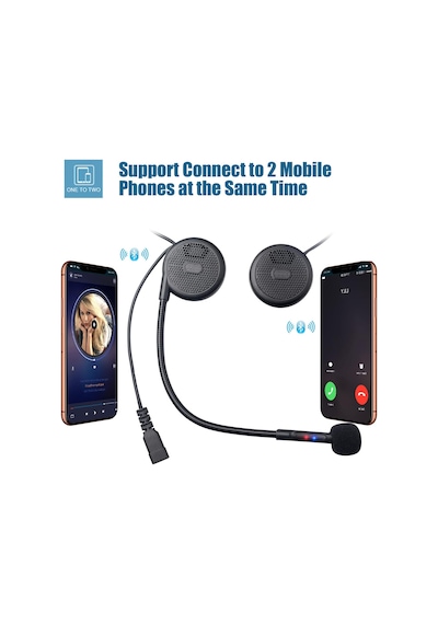 Universal Motosiklet Kaskı İçin Bluetooth Kulaklık Eller Serbest