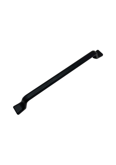 Havai Düz Siyah Metal Dolap Kulpu Mobilya Ve Mutfak Dolap Kulpu Siyah 160mm 2 Adet Siyah