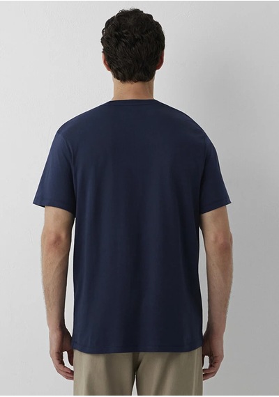 Mavi M0613520-70490 Mavi Baskılı T-shirt Erkek Tişort Lacivert