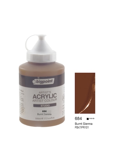 Bigpoint Akrilik Boya 500 ml Burnt Sienna 684