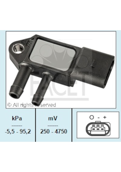 Vw Audı Q5 2.0 Tdı Cglb Cmga 08→ Egzoz Basınç Sensörü 059906051A