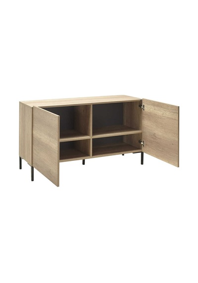 Roma 2 Kapaklı Modüler Tv Ünitesi - Açık Ceviz Tori 120x70x43 Cm Gxyxd