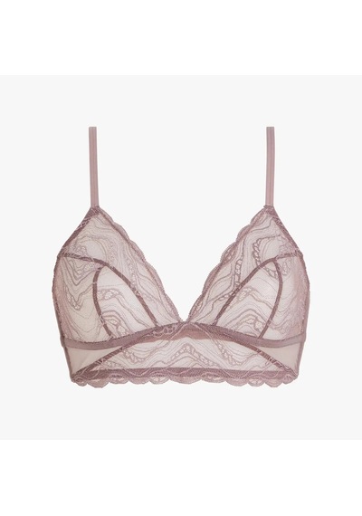 Calvin Klein Unlıned Trıangle, Lko Pembe Kadın Bralet