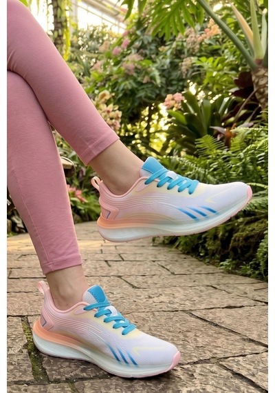 In Step Terra-glide Beyaz Pembe Bağcıksız Kadın Koşu Ve Yürüyüş Ayakkabısı