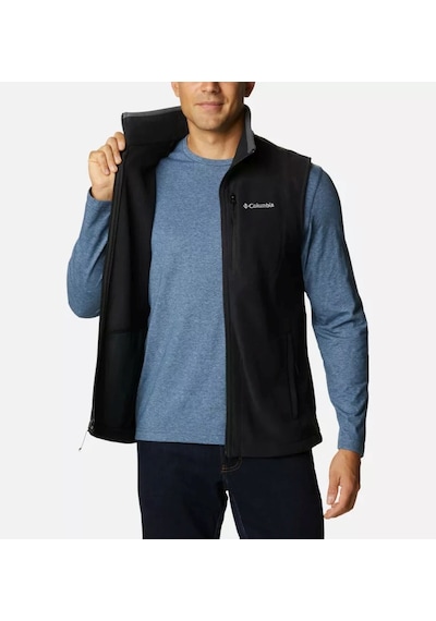 Columbia Fast Trek Fleece Vest Erkek Polar Yelek Am1056-009 Siyah