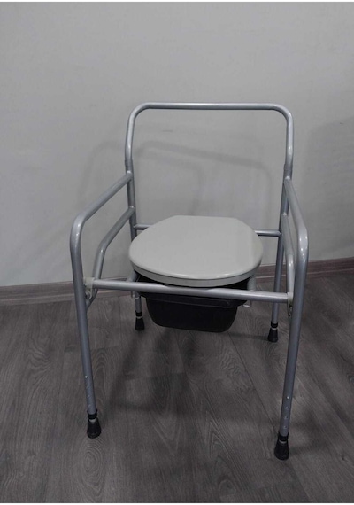 Healthline Komot Katlanır Hasta Klozeti Tuvaleti Engelli Yaşlı Hasta Tuvalet Yükseltici Beyaz