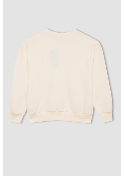 DeFacto Kız Çocuk Oversize Geniş Kalıp Bisiklet Yaka Ayıcık Baskılı Sweatshirt D0607A824AUER99 DeFacto Kız Çocuk Oversize Geniş Kalıp Bisiklet Yaka Ayıcık Baskılı Sweatshirt D0607A824AUER99