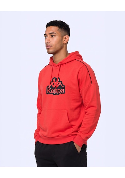 Kappa Logo İrente Tur Erkek Koyu Turuncu Regular Hoodie
