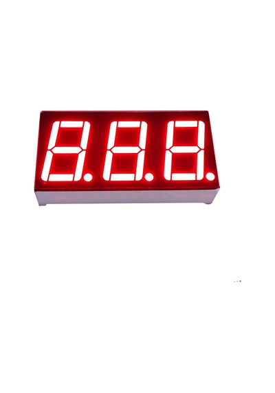 0.39 İnç 3 Basamaklı Kırmızı Anot 7 Segment Gösterge- 5 Adet